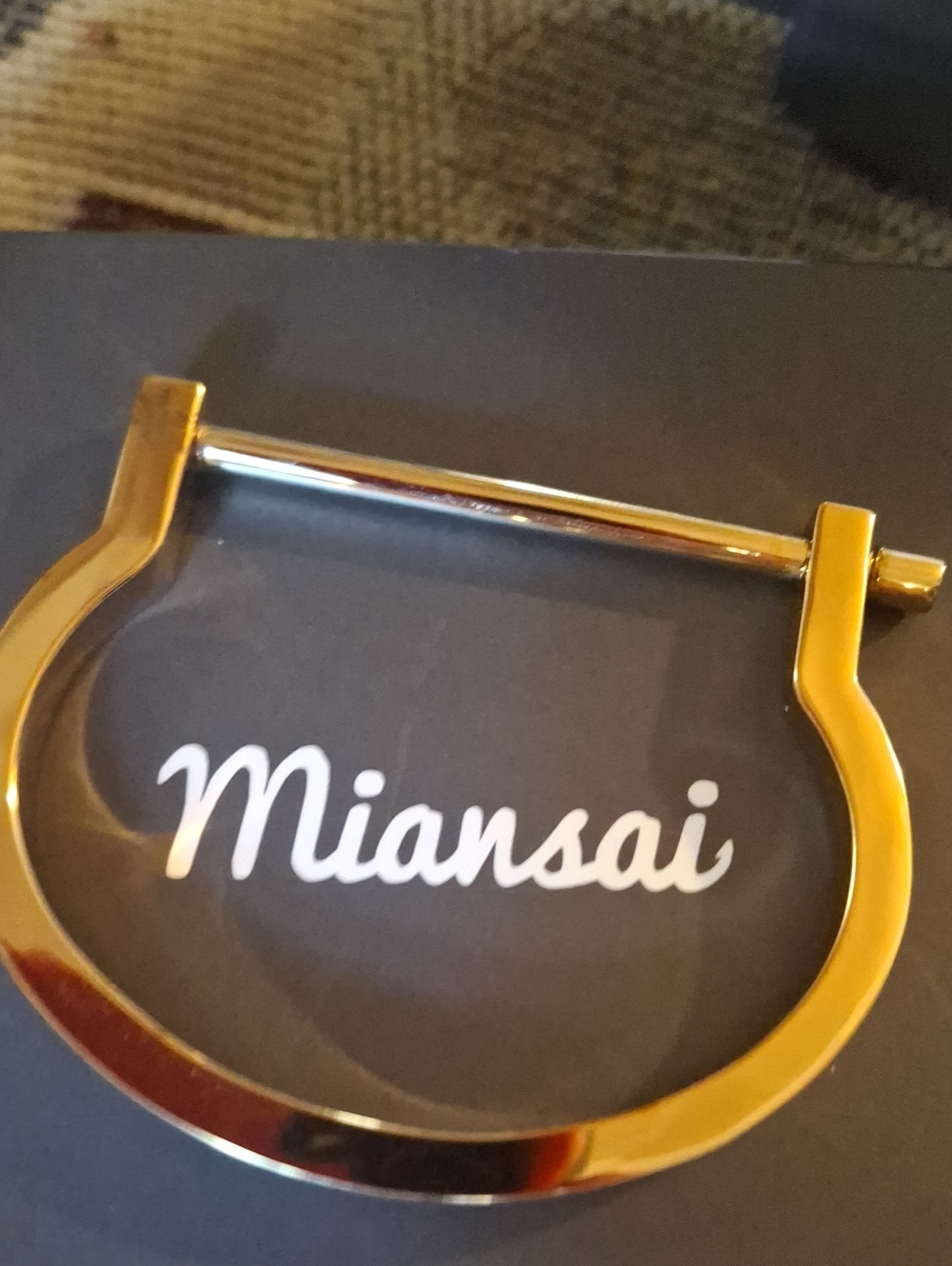 Miansai Gold Horseshoe-Style Bracelet